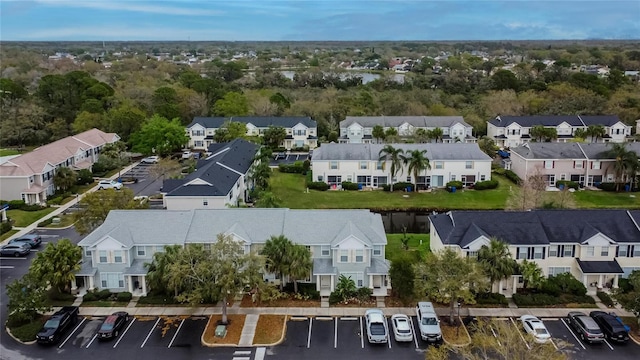 drone / aerial view featuring a residential view