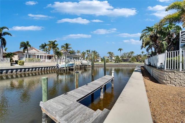 5616 Seagrass Pl, Apollo Beach, FL 33572 - view of dock with a water view