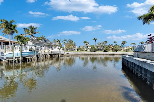 5616 Seagrass Pl, Apollo Beach, FL 33572 - view of dock featuring a water view