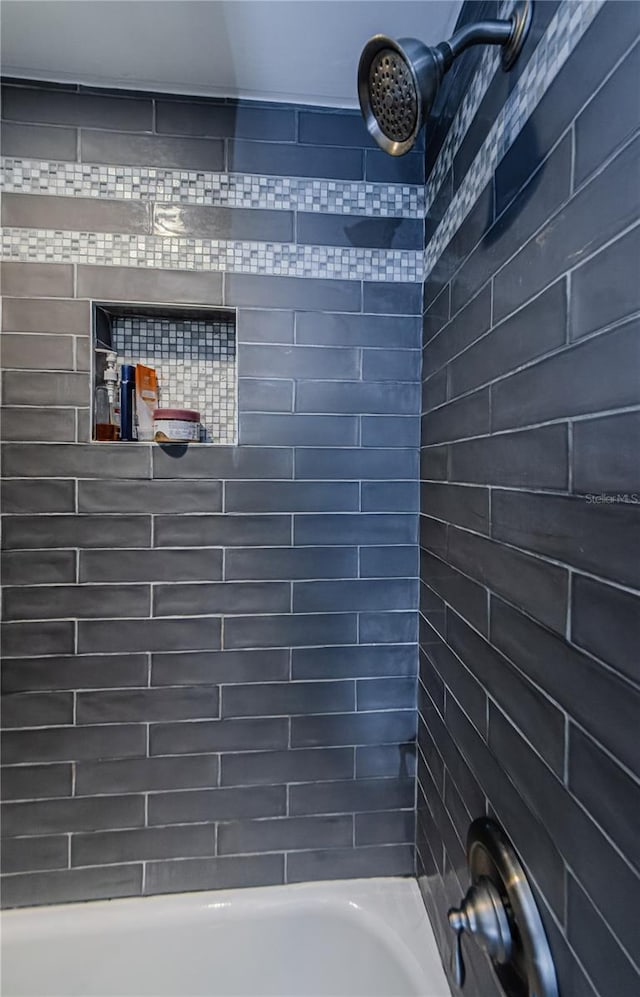 full bathroom with shower / bathtub combination