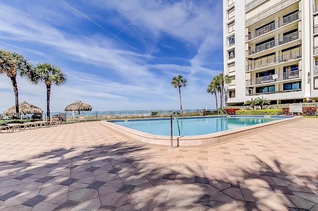 1460 Gulf Blvd Unit 506, Clearwater Beach, FL 33767 - community pool with a patio