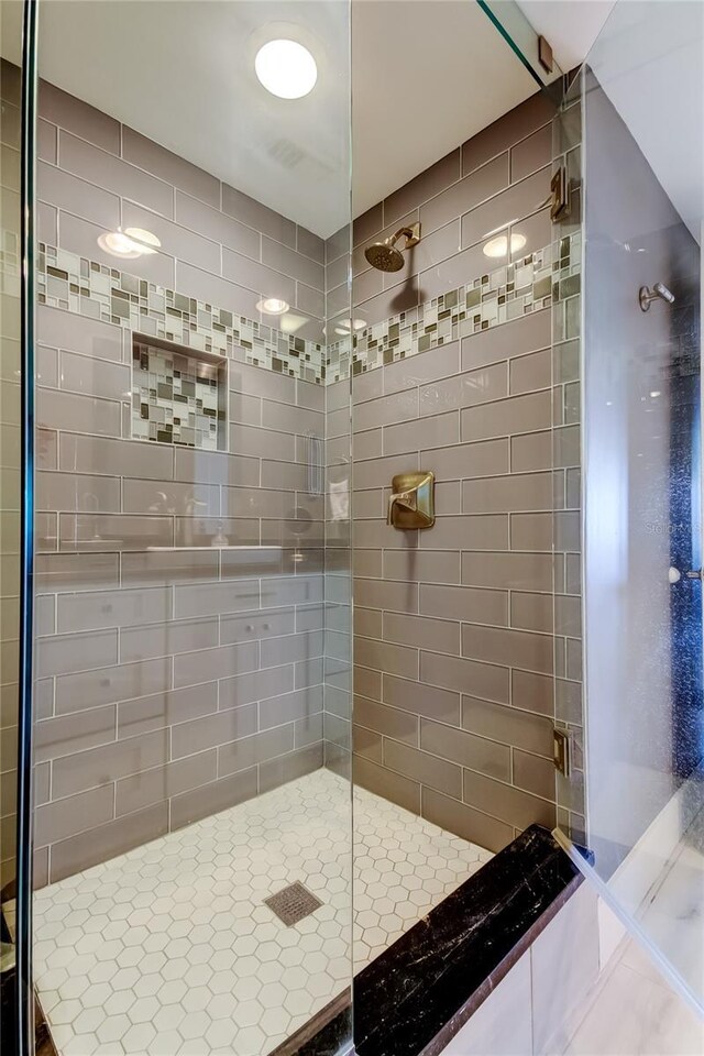 1460 Gulf Blvd Unit 506, Clearwater Beach, FL 33767 - full bathroom featuring a stall shower