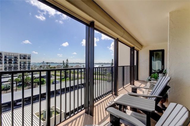 1460 Gulf Blvd Unit 506, Clearwater Beach, FL 33767 - balcony with a water view