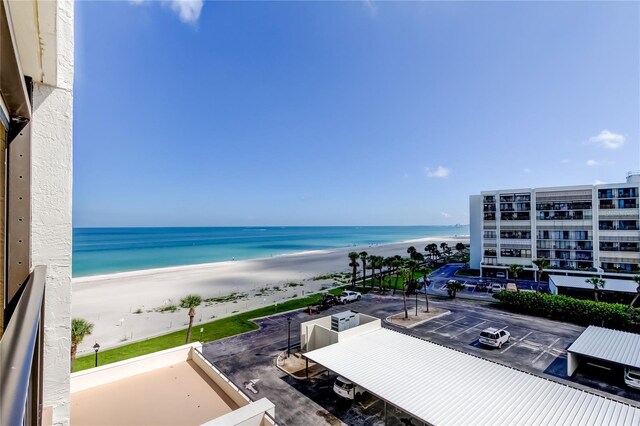 1460 Gulf Blvd Unit 506, Clearwater Beach, FL 33767 - water view featuring nearby beach