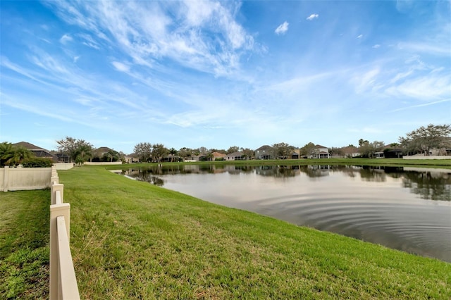 property view of water