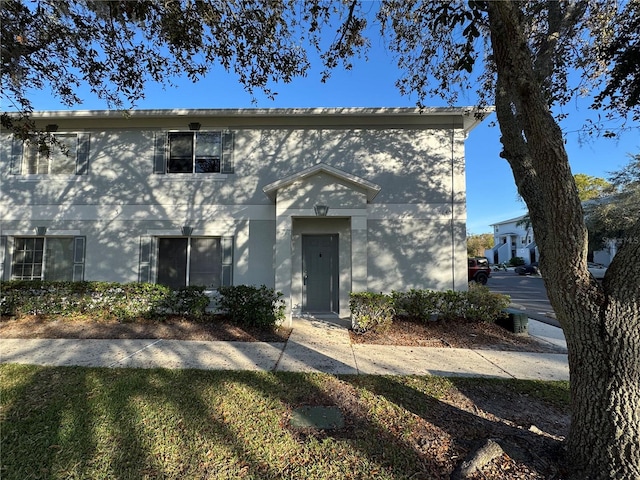 view of front of house with stucco siding