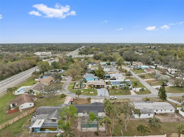 drone / aerial view featuring a residential view