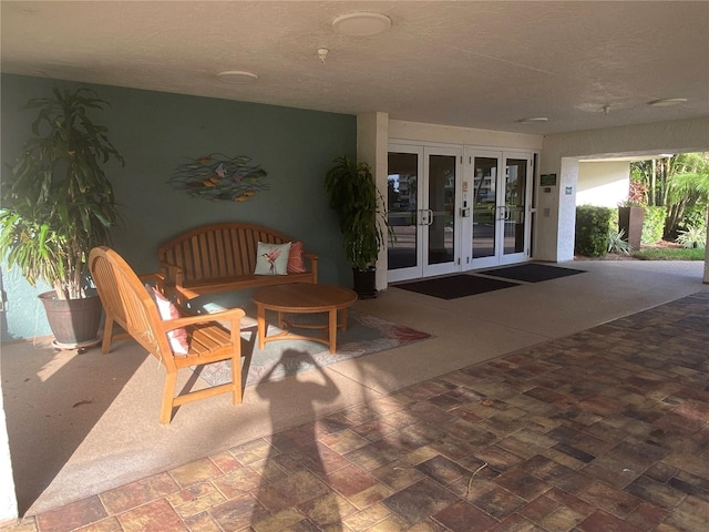 view of patio / terrace with french doors