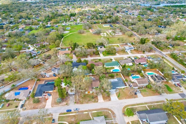 drone / aerial view featuring a residential view