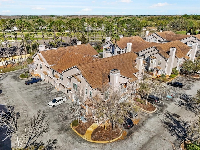 bird's eye view featuring a residential view