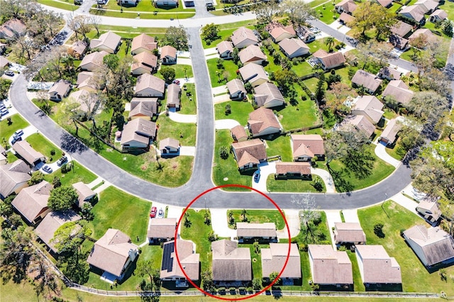 bird's eye view featuring a residential view