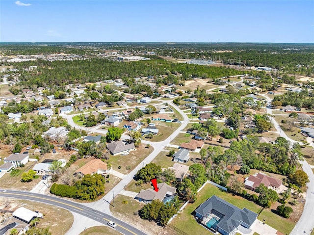 birds eye view of property featuring a residential view