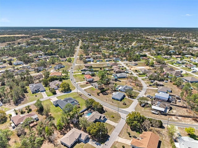 drone / aerial view featuring a residential view