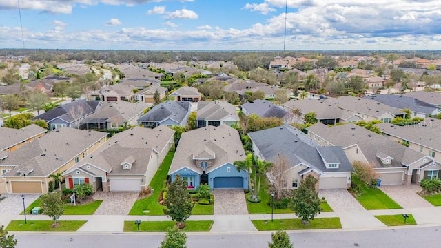 birds eye view of property featuring a residential view