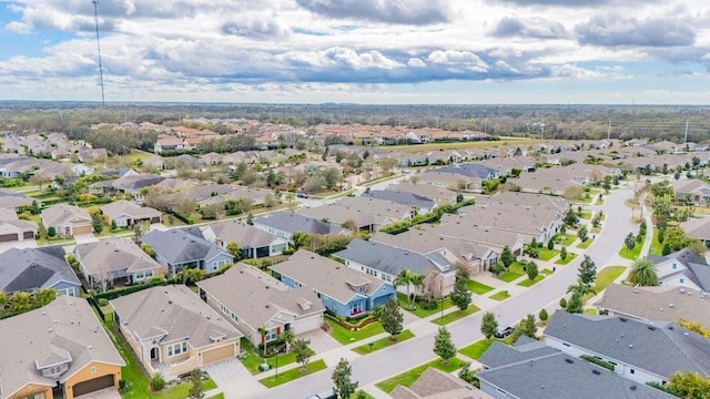 aerial view featuring a residential view