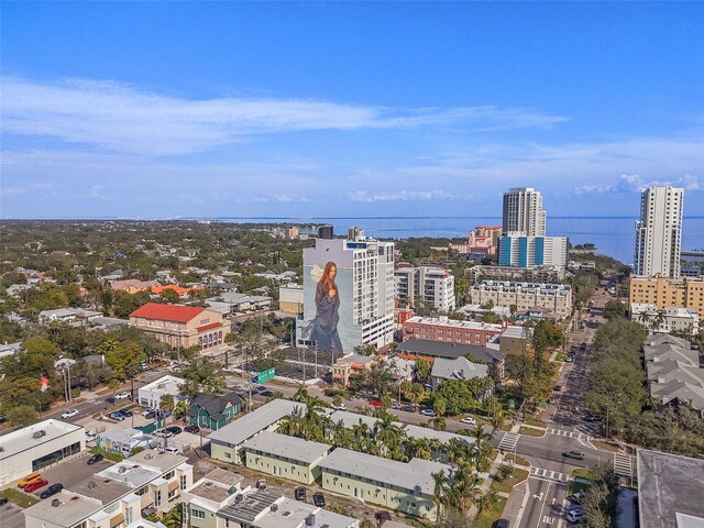 226 5th Ave N Unit 901, Saint Petersburg, FL 33701 - birds eye view of property featuring a water view and a city view