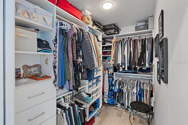 226 5th Ave N Unit 901, Saint Petersburg, FL 33701 - walk in closet featuring wood finished floors