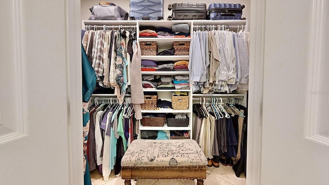 view of closet