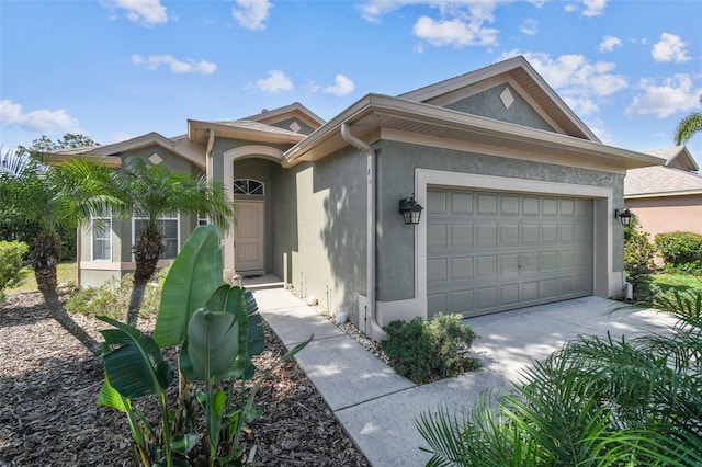 4410 Sawgrass Dr, Palm Harbor, FL 34685 - single story home featuring a garage, stucco siding, and driveway