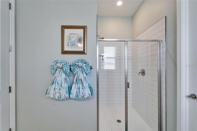 full bath featuring a stall shower
