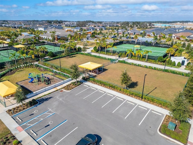 bird's eye view featuring a residential view