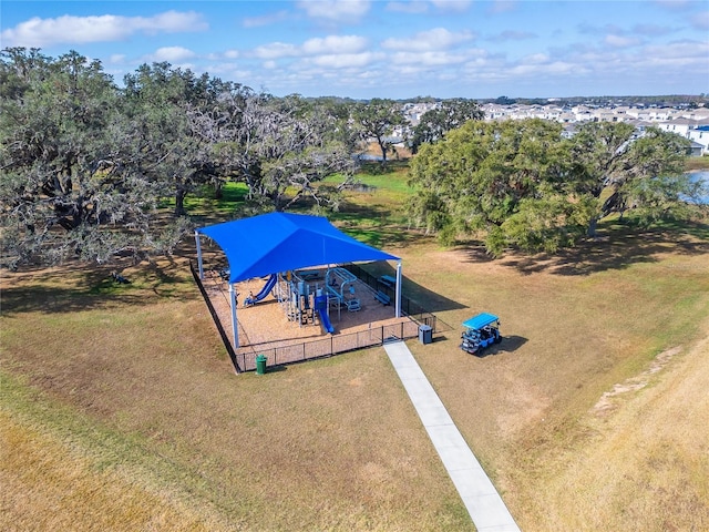 drone / aerial view