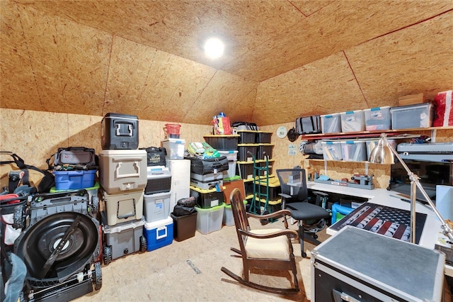 view of storage