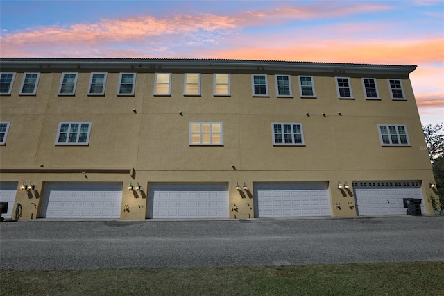 view of property with an attached garage