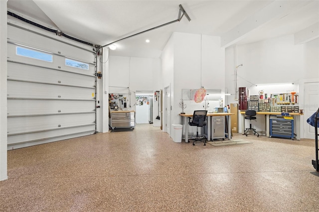 15904 Redington Dr, Redington Beach, FL 33708 - garage featuring a workshop area