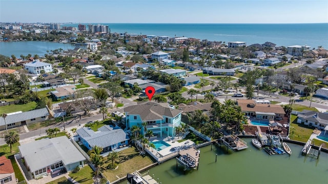 15904 Redington Dr, Redington Beach, FL 33708 - drone / aerial view with a water view