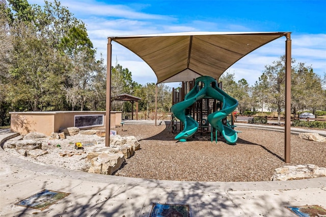 view of communal playground