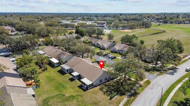 bird's eye view featuring a residential view