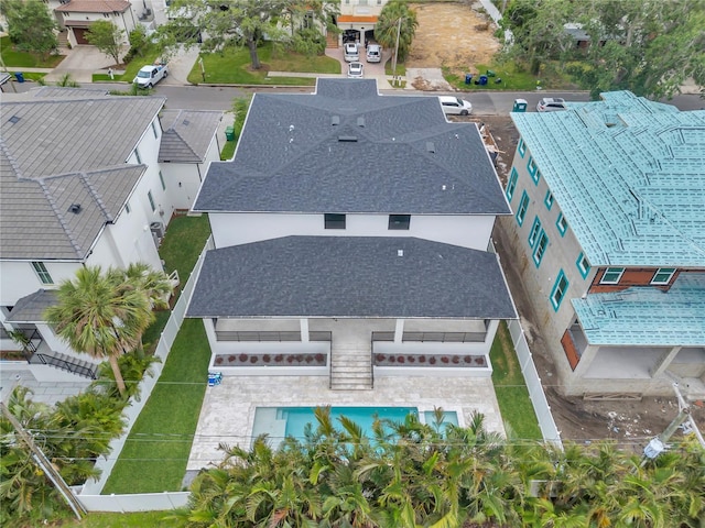 5017 W Dickens Ave, Tampa, FL 33629 - aerial view of residential area with a pool area