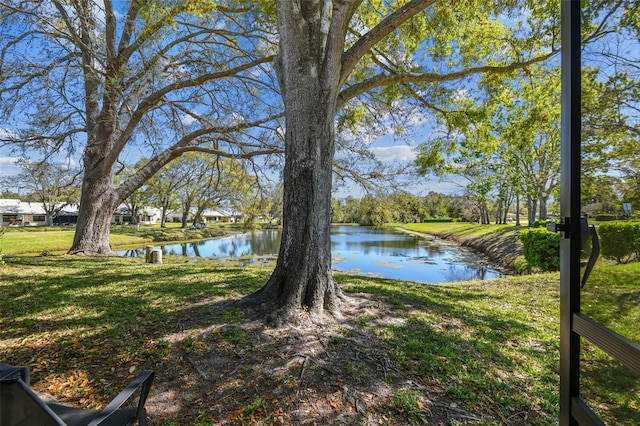 property view of water