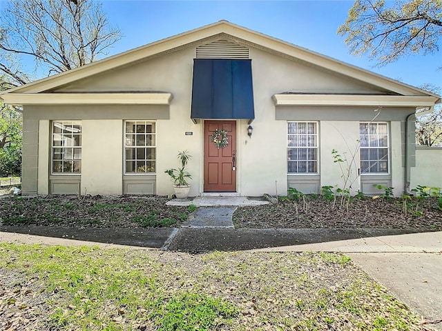 view of front of property with stucco siding