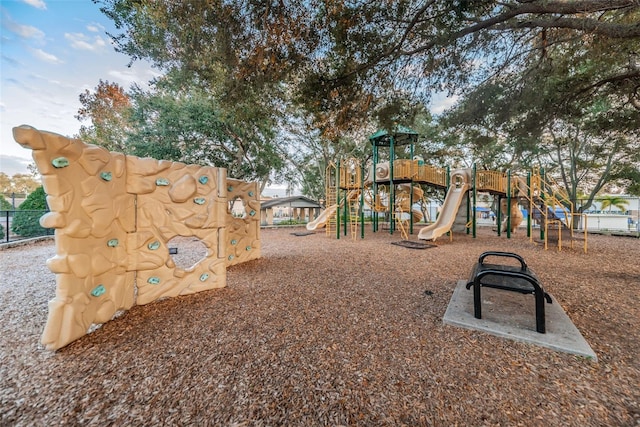 view of communal playground