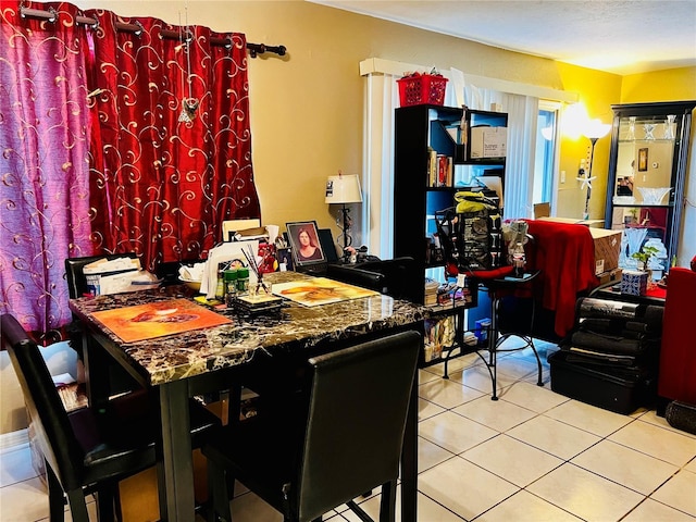 dining room featuring tile patterned floors