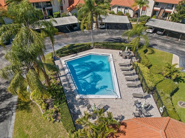 view of community pool