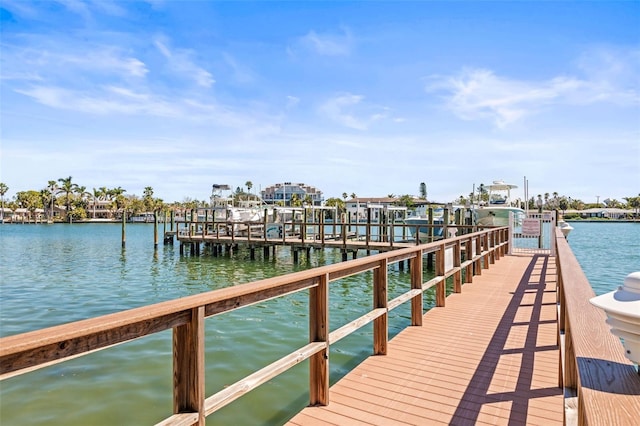 3805 Gulf Blvd Unit 404, St Pete Beach, FL 33706 - dock area with a water view