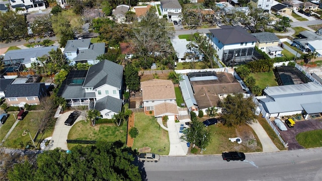 bird's eye view featuring a residential view