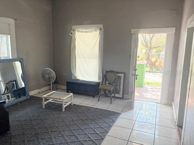 2410 Harper St, Tampa, FL 33605 - interior space with baseboards and tile patterned flooring