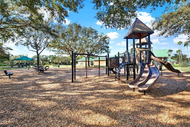 view of community playground