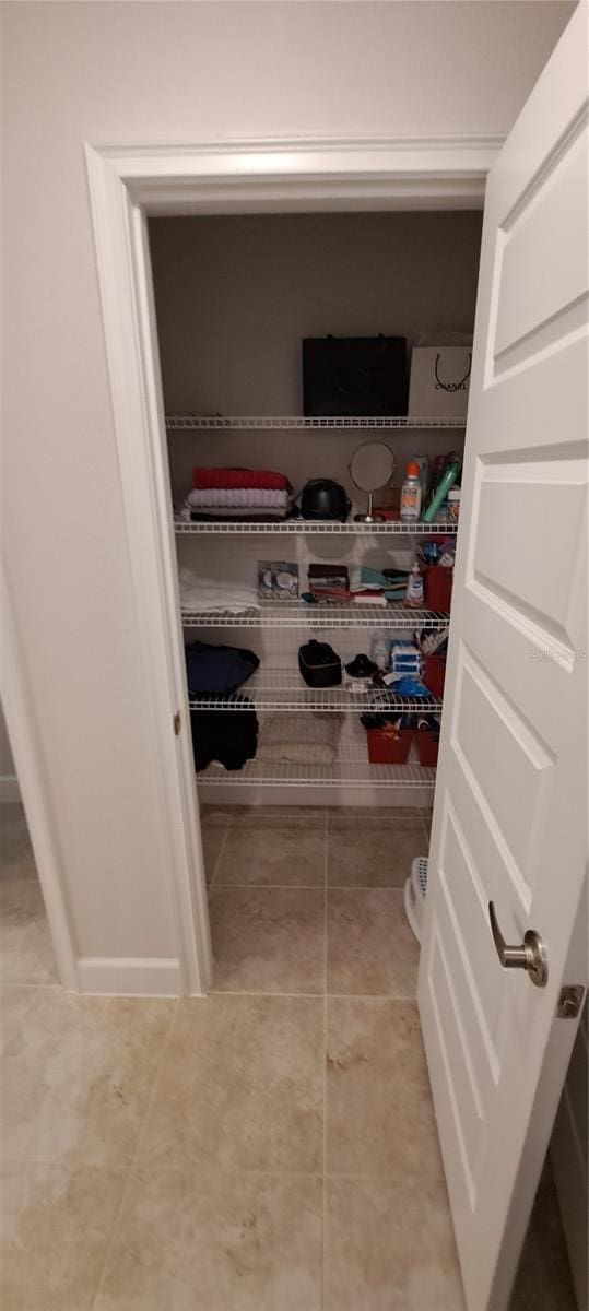 view of closet