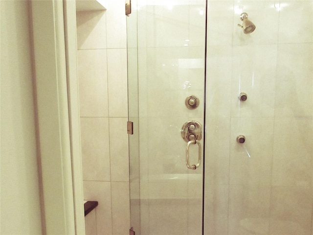 full bathroom with a stall shower