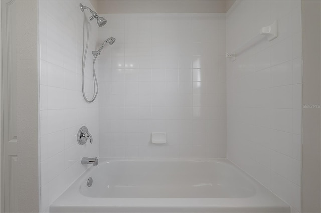 full bathroom with shower / bath combination