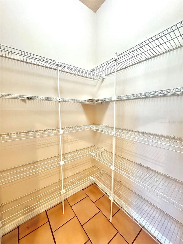 view of pantry