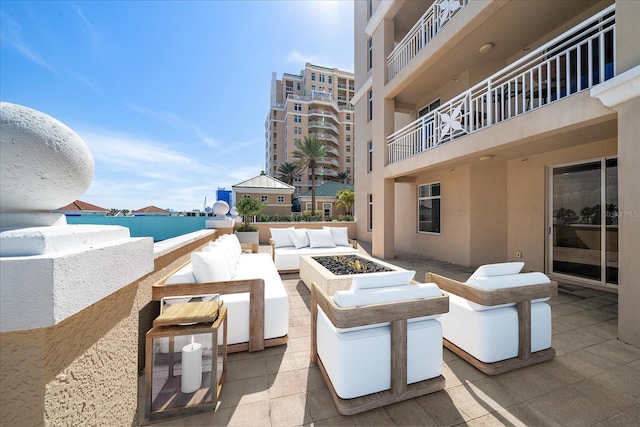 view of patio / terrace with outdoor lounge area