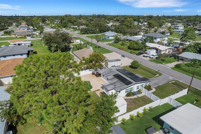 aerial view featuring a residential view