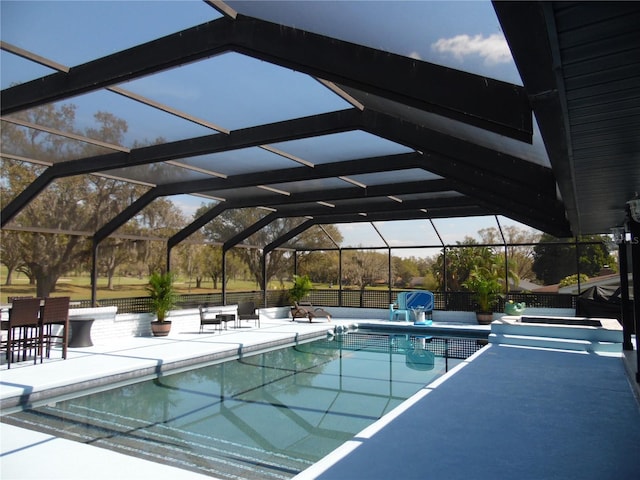 2709 Fairway View Dr, Valrico, FL 33596 - pool featuring a patio and a lanai