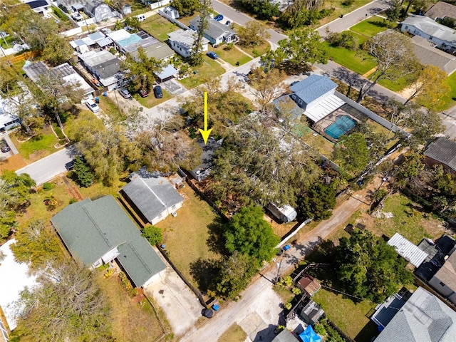 drone / aerial view featuring a residential view